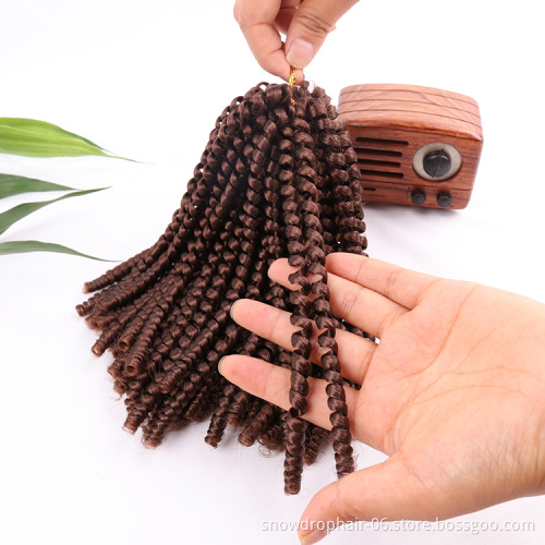 Wholesale Purple Juliana 12 Inches Red Spring Twist For Faux Locs Blue Colored Crochet Spring Twist Hair